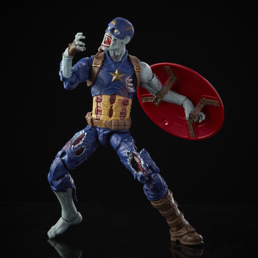 🌟Zombie Captain America🌟Mô hình Hasbro ϟ Marvel Legends Series 6-inch ϟ What If
