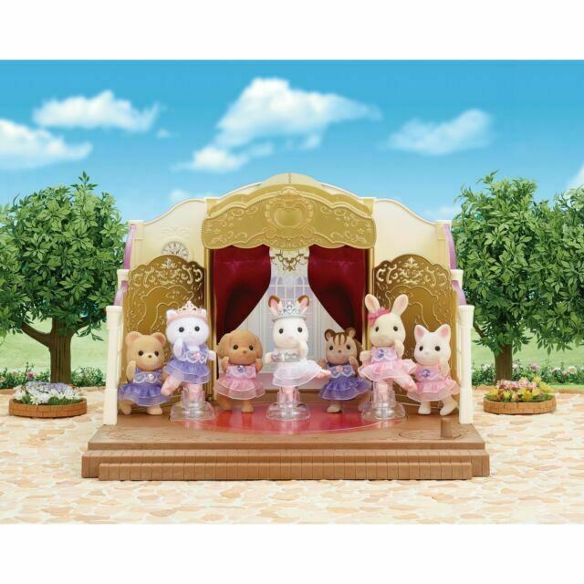 Đồ chơi nhập vai nhà thỏ rạp múa Ballet - Ballet Theatre Epoch Sylvanian Families kết nối với điện thoại phát nhạc