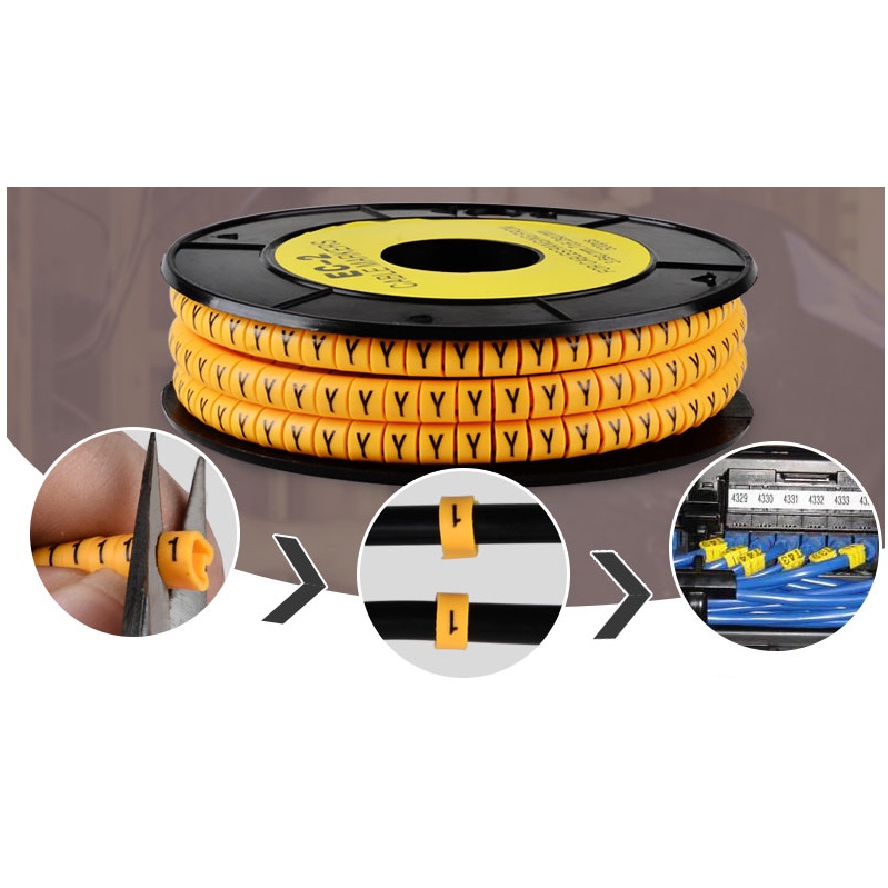 Hộp đánh số - chữ  dùng đánh dấu dây điện, loại EC-1, EC-2,EC-J