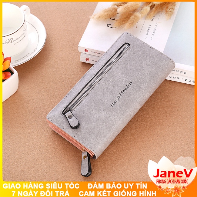 Ví Nữ Dài Cầm Tay Cao Cấp Sang Trọng Phong Cách Hàn Quốc TVNN330
