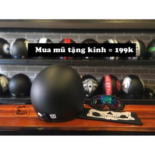[FreeShip]  Combo Mũ 3/4 Kính Uv Khăn Đa Năng