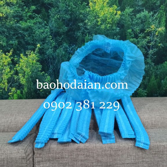 Mũ bọc trùm tóc con sâu phòng sạch (100 cái/bịch)