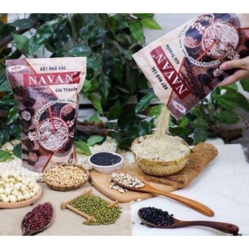 Bột Ngũ Cốc Navan Tăng Cường Dinh Dưỡng Cho Cơ Thể - Navan Sức Khoẻ Sạch