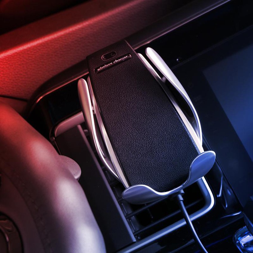 Giá đỡ kiêm sạc nhanh không dây trên ô tô Smart Sensor S5