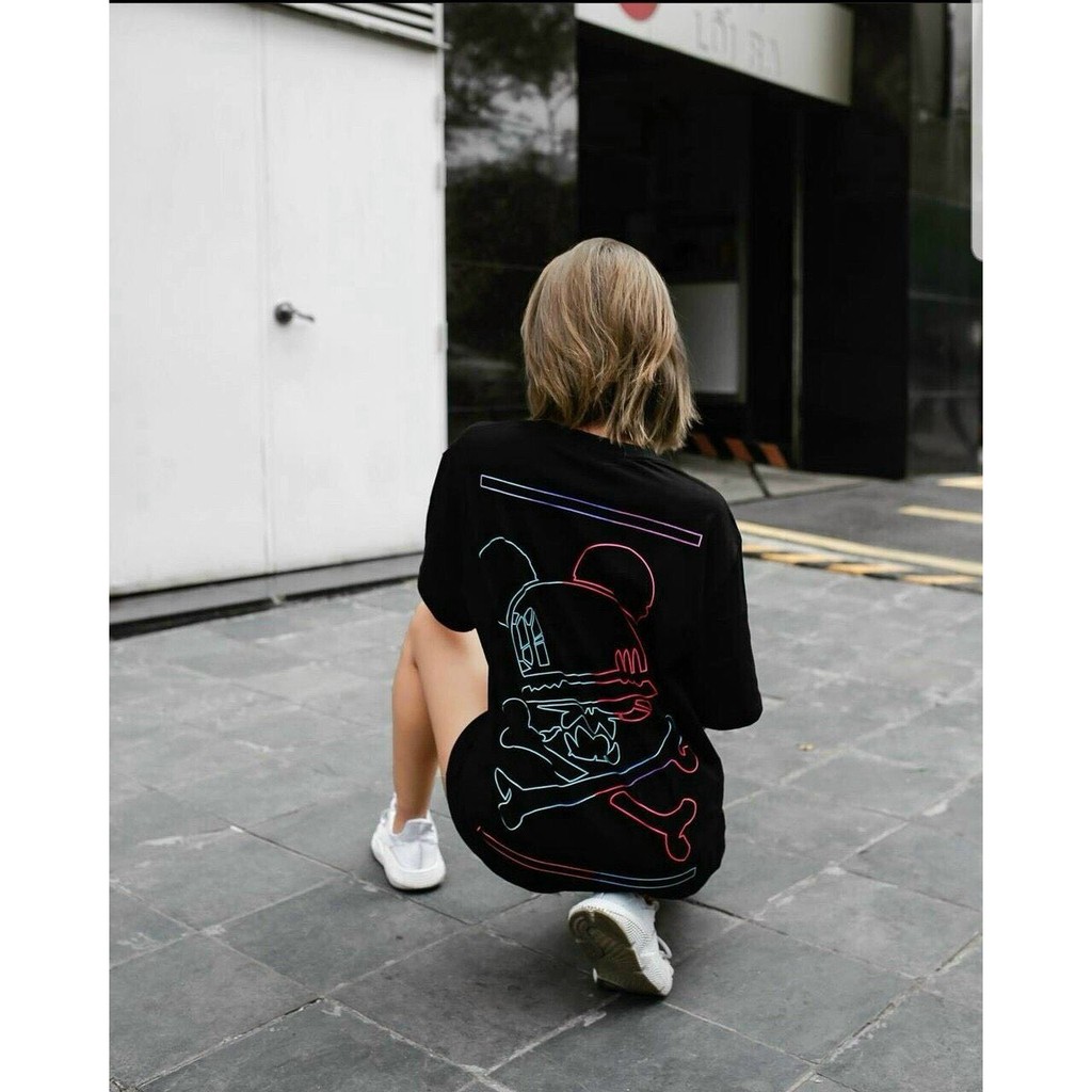 Áo Thun💚𝗙𝗥𝗘𝗘𝗦𝗛𝗜𝗣💚 NAM Nữ Màu Đen Chất Vải Thun Cotton Hàng Freesize Dưới 65kg Mặc Vừa( ĐẦU LÂU) | BigBuy360 - bigbuy360.vn