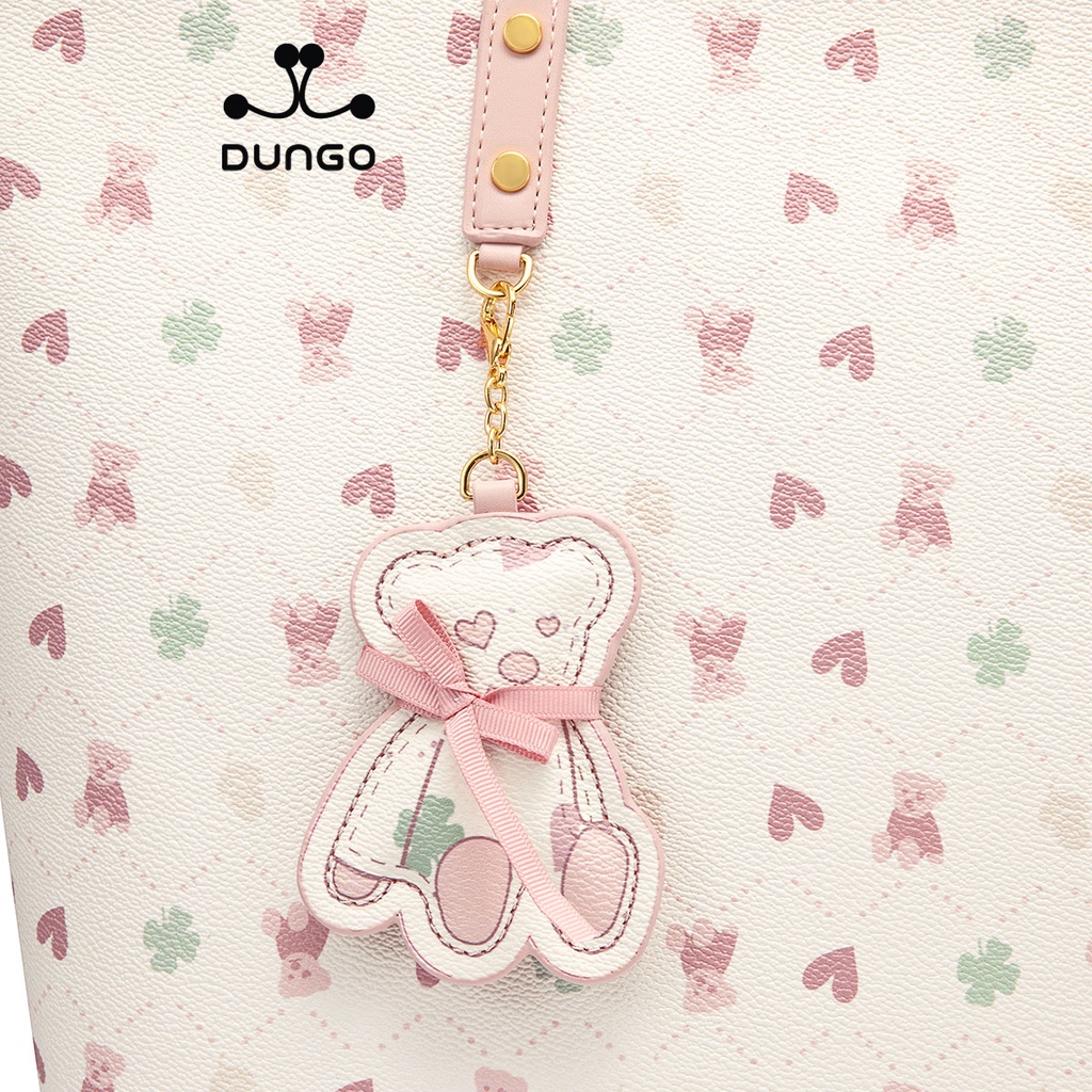 Túi Tote JUST STAR Charm Gấu Hồng JU172887-04