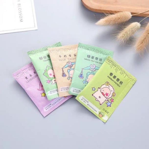 Túi Thơm Mini 12 Cung Hoàng Đạo Chống Mốc Để Tủ Quần Áo Giày Dép MS88060