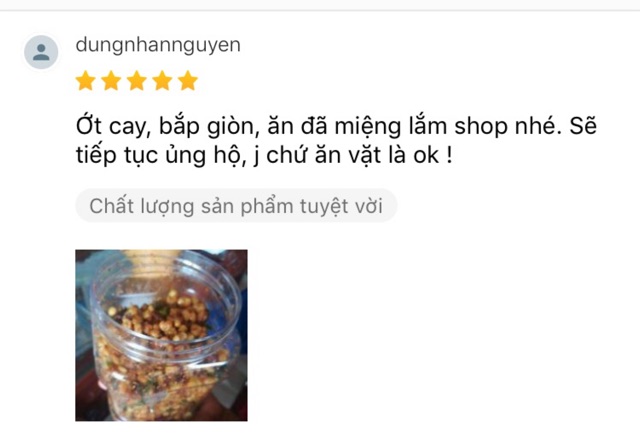 1 TÚI ZIP 500GRAM BẮP RIM VỊ BÒ LÁ CHANH TỎI ỚT🌽 🌶🍃 | BigBuy360 - bigbuy360.vn