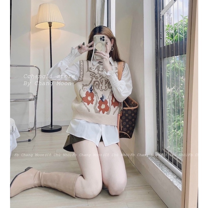BÁN SỈ ÁO GHILE LEN THỔ CẨM CHO NỮ