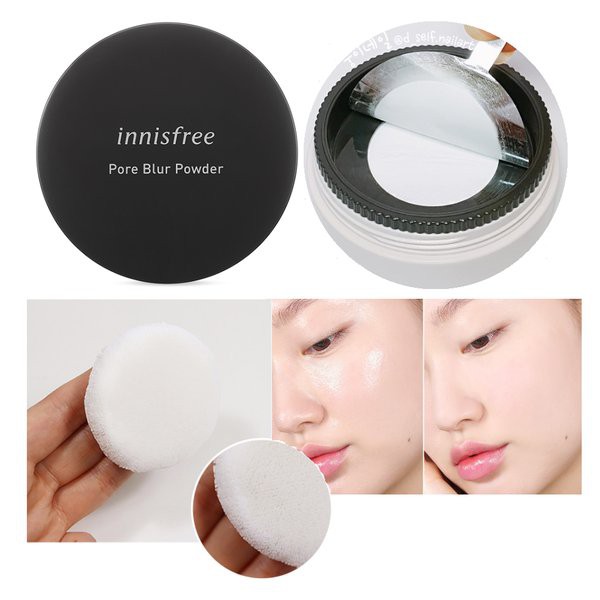 Phấn Phủ Dạng Bột Kiềm Dầu Che Khuyết Điểm Innisfree Pore Blur Powder