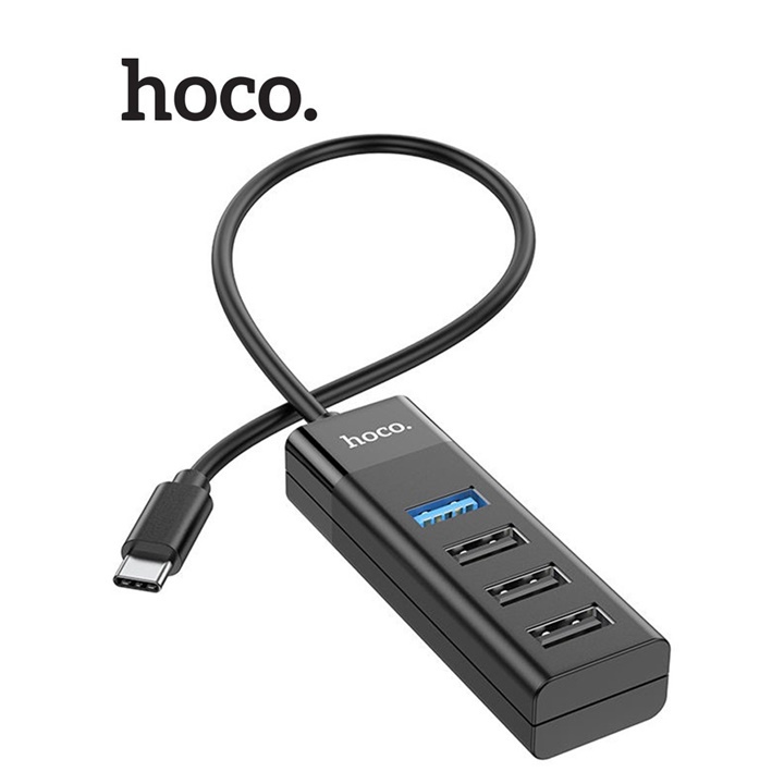 Hub Hoco HB25 Type C Ra 1 Cổng USB 3.0 - 3 Cổng USB 2.0