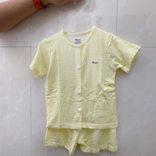 Bộ cài giữa cộc tay sơ sinh Avaler sợi tre