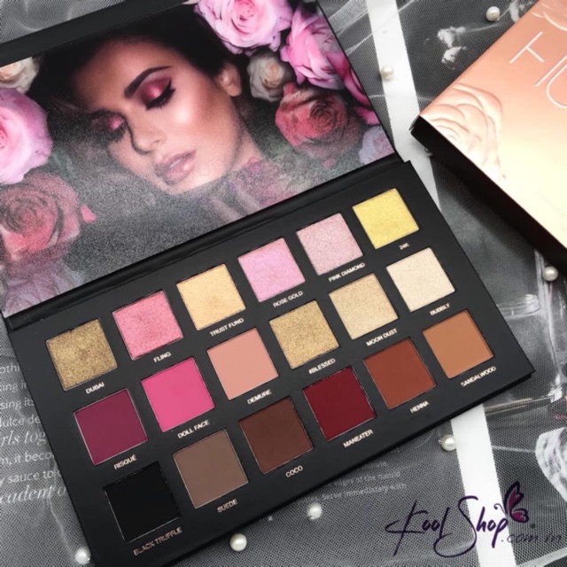 🎨 BẢNG MẮT HUDA BEAUTY SHADOWS PALETTE ROSE GOLD EDITION