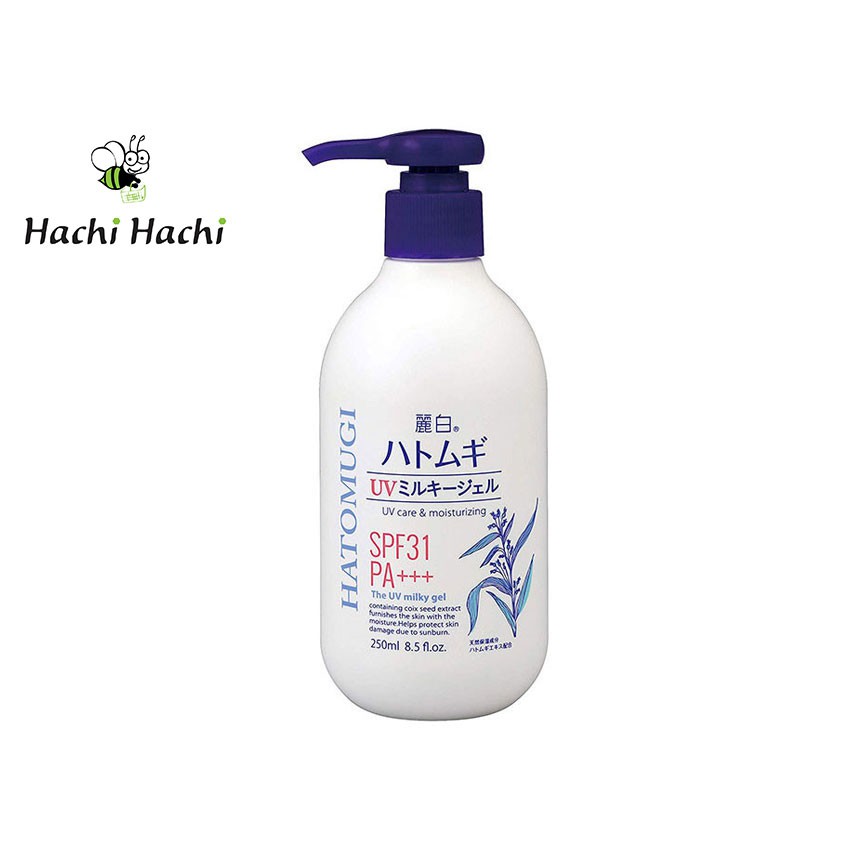 Gel sữa chống nắng dưỡng da chiết xuất ý dĩ Beaua 250ml - Hachi Hachi Japan Shop