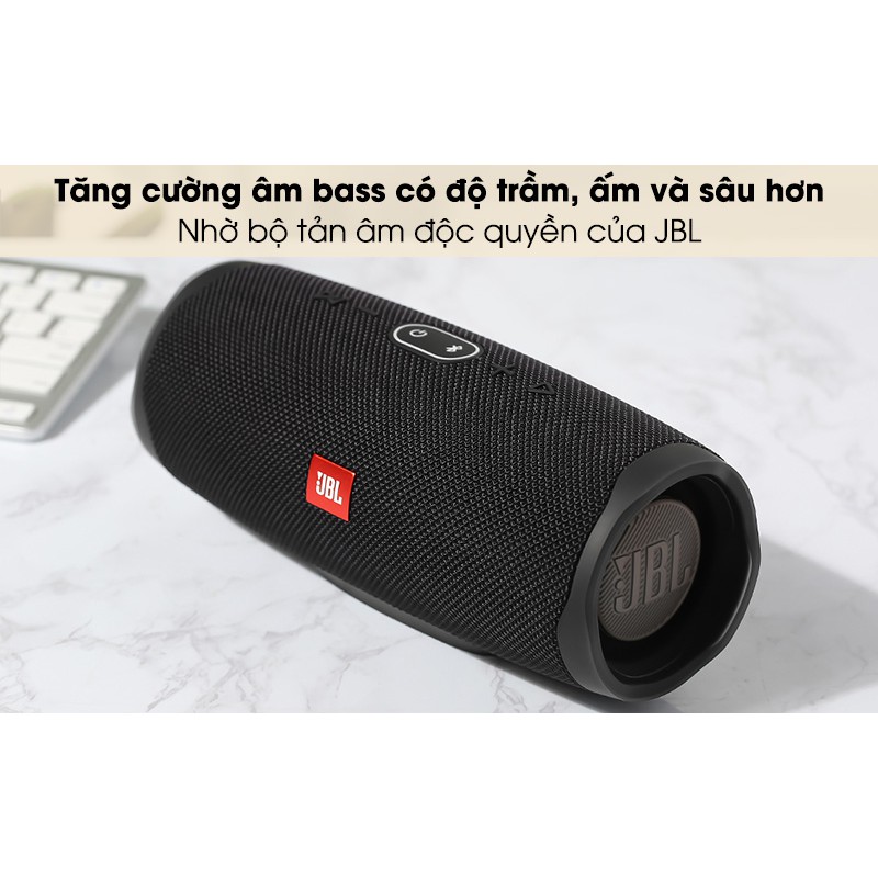 Loa bluetooth không dây Charge  3+ có thể kết nối với các thiết bị công nghệ thông minh như điện thoại, máy tính bản