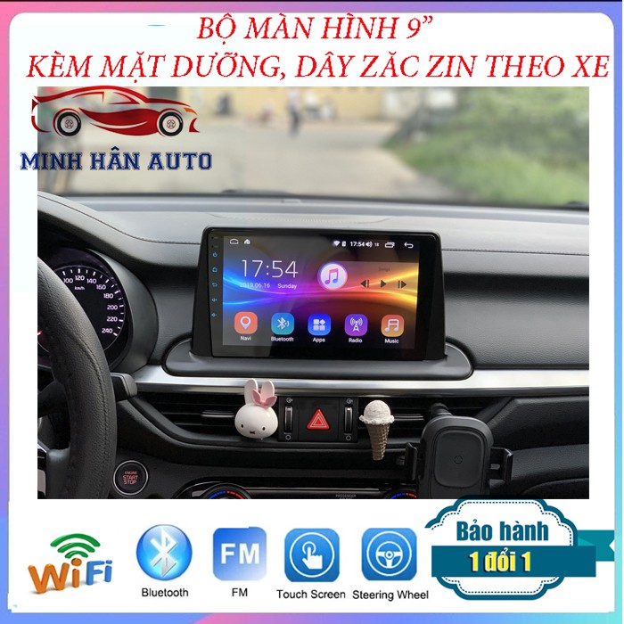 Bộ màn hình Android cho xe KIA CERATO 2019,màn 9 inch, RAM 1G, ROM 16G,màn hình dvd android cho xe hơi camera lùi giá rẻ