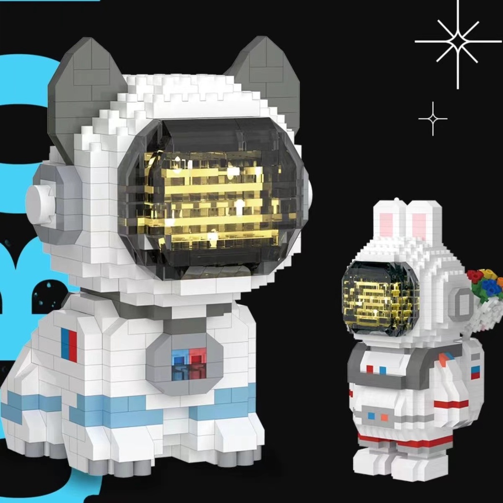 Bộ Đồ Chơi Lắp Ráp Phi Hành Gia Độc Đáo Thú Vị Dành Cho Bé