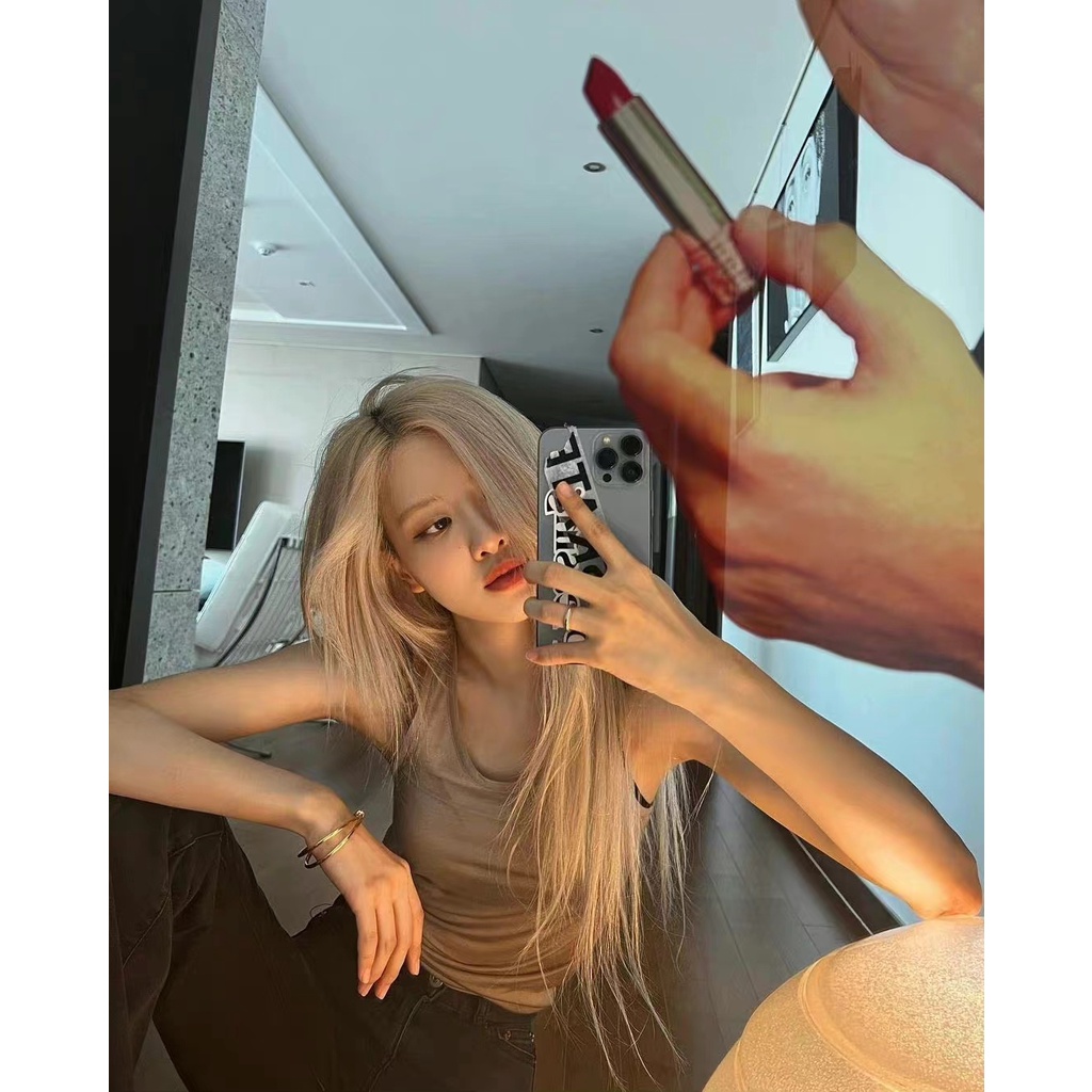 Áo ba lỗ nâu mỏng nhẹ cheap moment giống Rose Blackpink