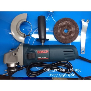 Máy mài 🏡 FREESHIP 🏡 Tặng đĩa mài 25k máy mài BOSH GSB 6-100 mài sắt tường gỗ đánh bóng kim loại