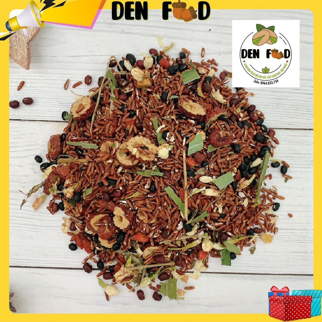 Trà gạo lứt thảo mộc Denfood - Bịch 1kg
