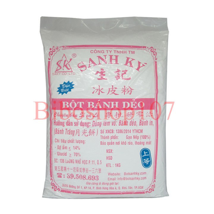 Bột bánh dẻo Sanh Ký 1kg (loại đặc biệt)