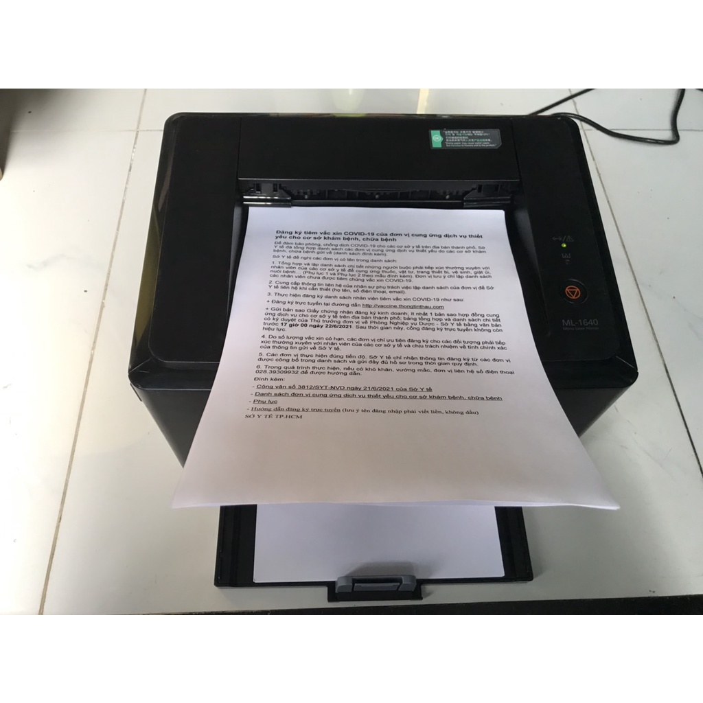 MÁY IN TRẮNG ĐEN SAMSUNG ML1640