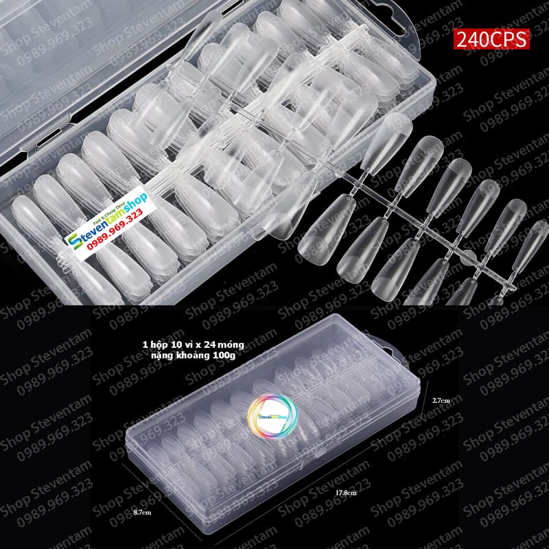 Móng up Silicon xịn full mẫu - vì 24 móng