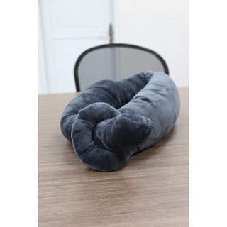 [THANH_LÝ]Gối massage cổ vai gáy du lịch gọn nhẹ - Massage rung, nhiệt - Sử dụng pin AA