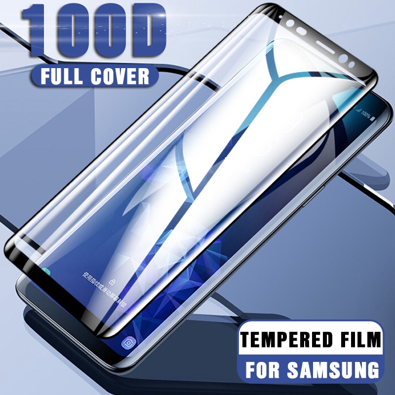 Kính Cường Lực 9D Bảo Vệ Toàn Màn Hình Cho Samsung Galaxy S10 S20 S9 S8 S7 Edge
