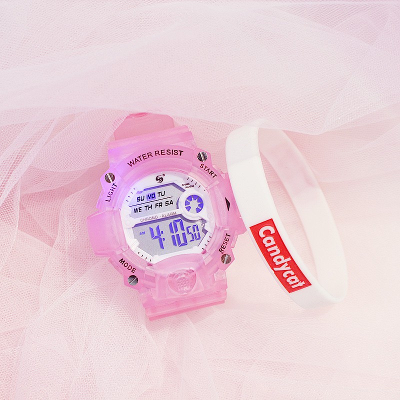 Đồng hồ điện tử thể thao thời trang trang nữ dây cao su Candycat PKHRGE081 (44 mm)