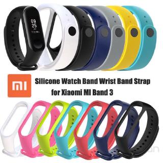 Dây Đeo Thay Thế Chất Liệu Silicon Màu Trơn Cho Xiaomi Mi Band 2 353''