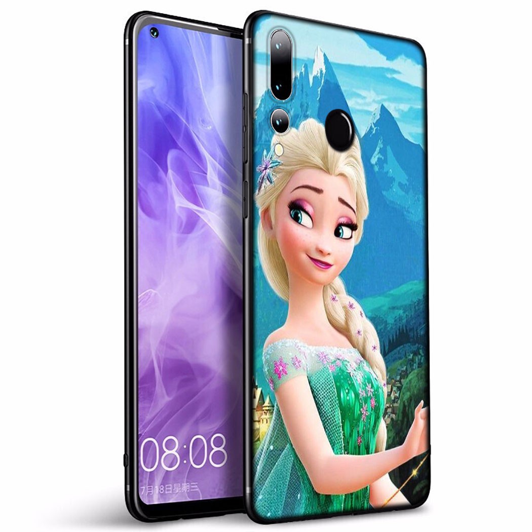 Ốp điện thoại silicone dẻo họa tiết Công chúa băng giá Disney Elsa cho Huawei Y6 Y7 Y9 Prime Y6P Y7A IQI36