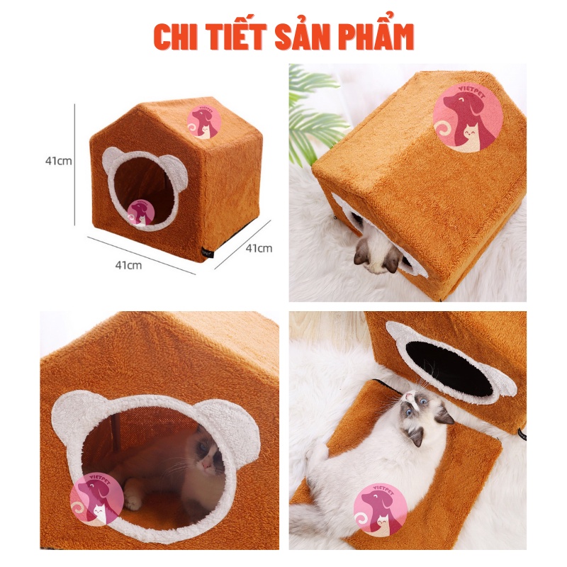 Đệm Cho Chó Mèo Thú Cưng - Nhà Khung Ống Nhựa Siêu Xinh - Nệm Cho Chó Mèo Vietpet Shop