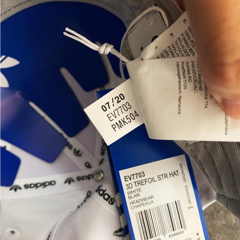 ⚡️[ HÀNG XUẤT DƯ ] Mũ / Nón thể thao Adidas 3D TREFOIL STRAP-BACK HAT - EV7703 / Ảnh Thật | CAM KẾT 100% KH SẼ HÀI LÒNG