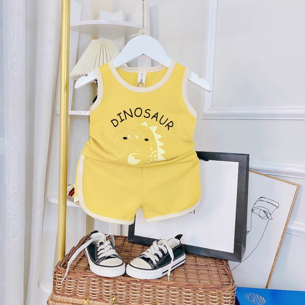 Bộ Ba Lỗ Hình Khủng Long Chất Đũi Siêu Mát Cho Bé Trai