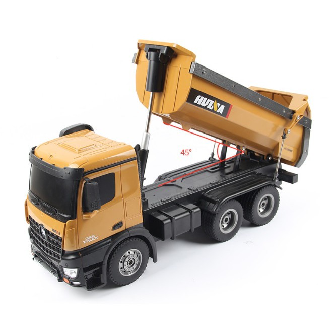 Xe tải ben Huina573 nhâng ben tới 5kg