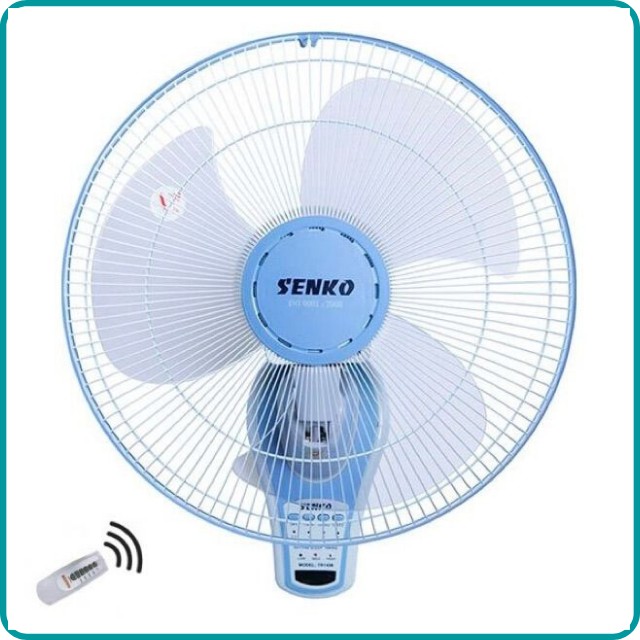 Quạt Treo Tường Điều Khiển Từ Xa SENKO TR1683, Quạt Khỏe có 3 chế độ làm mát, Thiết Kế Trẻ Trung, Bảo Hành 24 Tháng