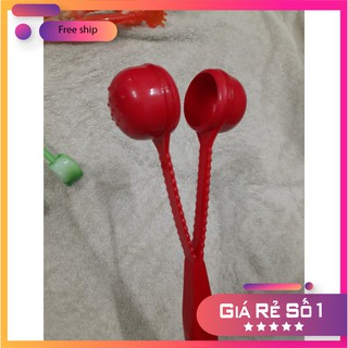 FREESHIP Cây gãi lưng nhựa dài 1 đầu đấm lưng