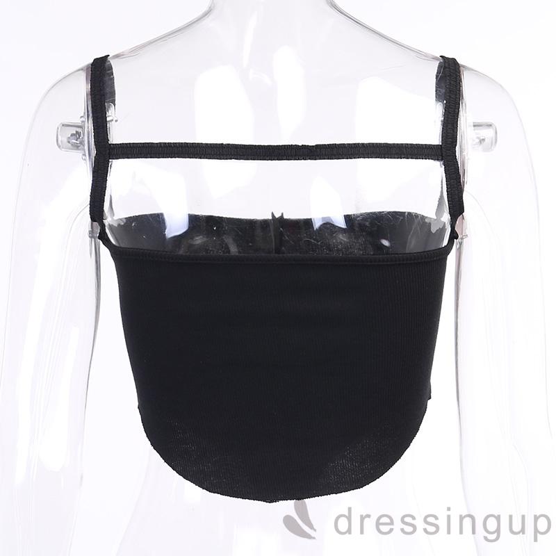 Áo Nữ Không Tay Cổ Vuông Thiết Kế Bất Đối Xứng Độc Đáo | BigBuy360 - bigbuy360.vn