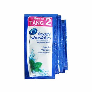 Dầu gội head & Shoulders bạc Hà dây 14 gói