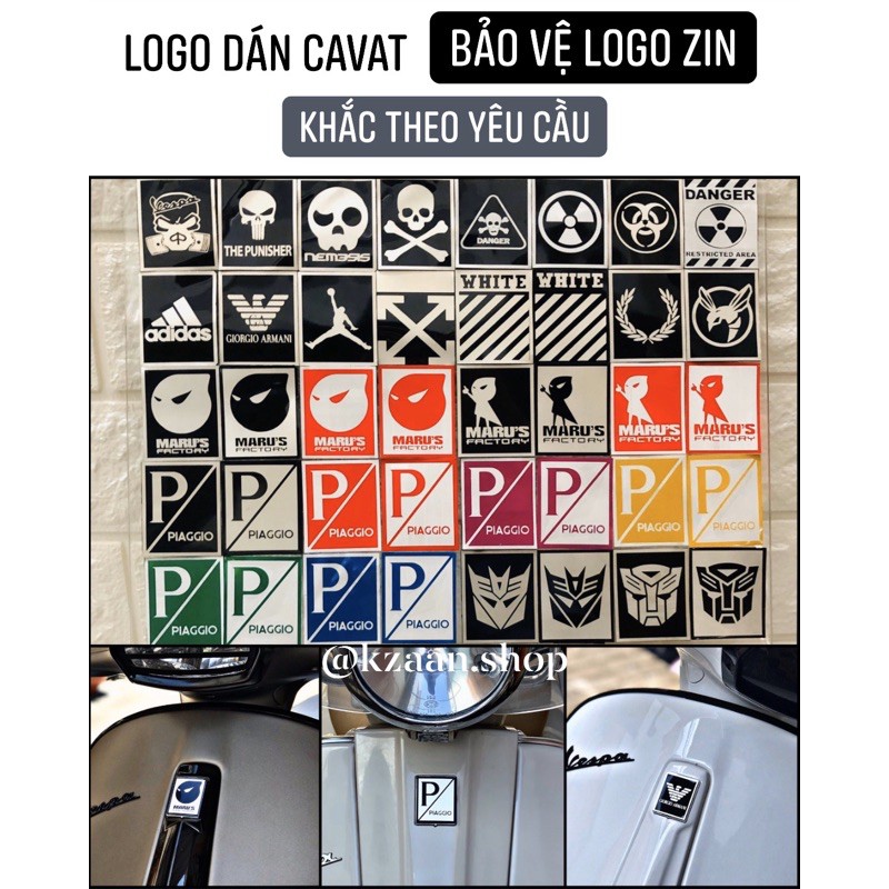 [SỐ 1-20] LOGO DÁN CAVAT VESPA