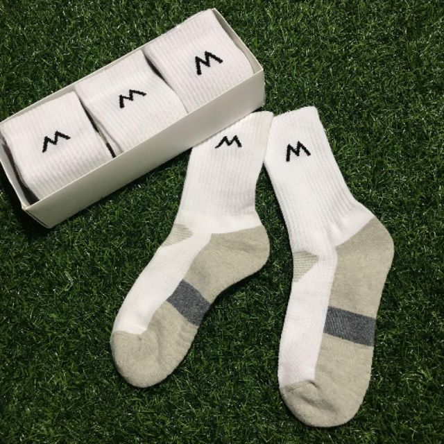 Hộp 3 đôi tất bóng đá 33 socks cổ cao