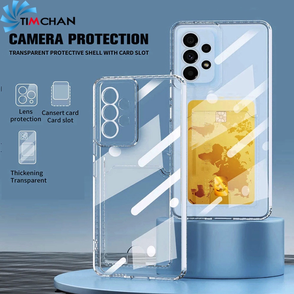 Ốp Điện Thoại Silicon TPU Mềm Trong Suốt Chống Rơi Cho Samsung Galaxy A53