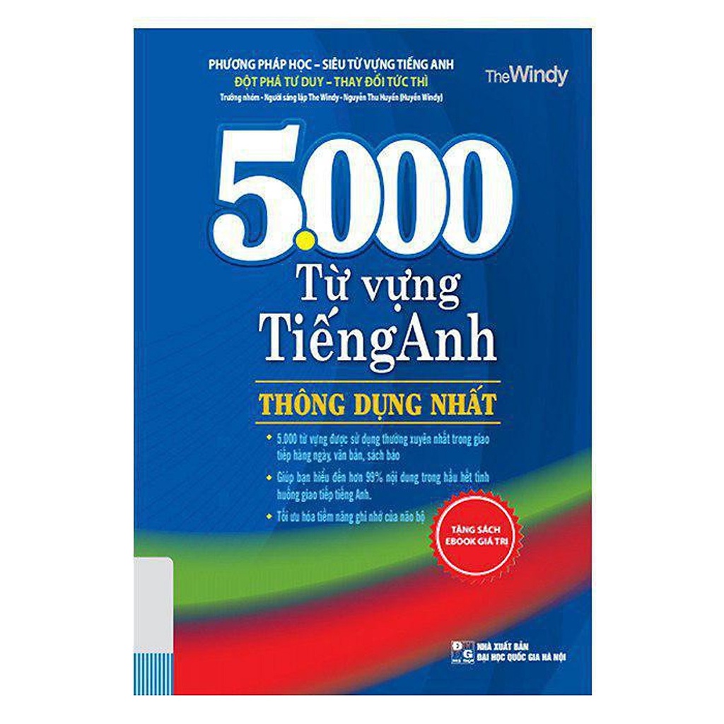 Sách 5000 Từ Vựng Tiếng Anh Thông Dụng Nhất (Tái bản 2020) - BẢN QUYỀN
