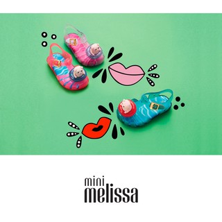 Giày sandal Melissa bé gái, họa tiết lợn đi biển, chính hãng