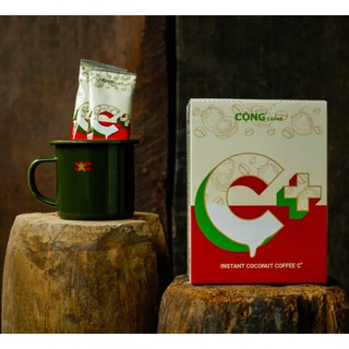 Cà phê Cốt dừa hoà tan C+ của Cộng Cà Phê (Hộp)