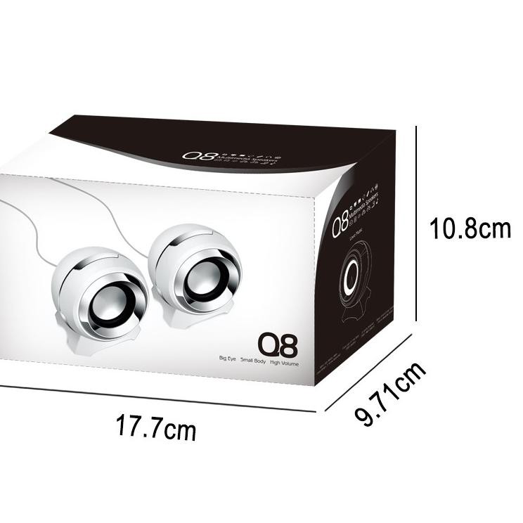 Loa Mini Q8 Chính Hãng Đa Phương Tiện Cho Pc Laptop Notebook | BigBuy360 - bigbuy360.vn