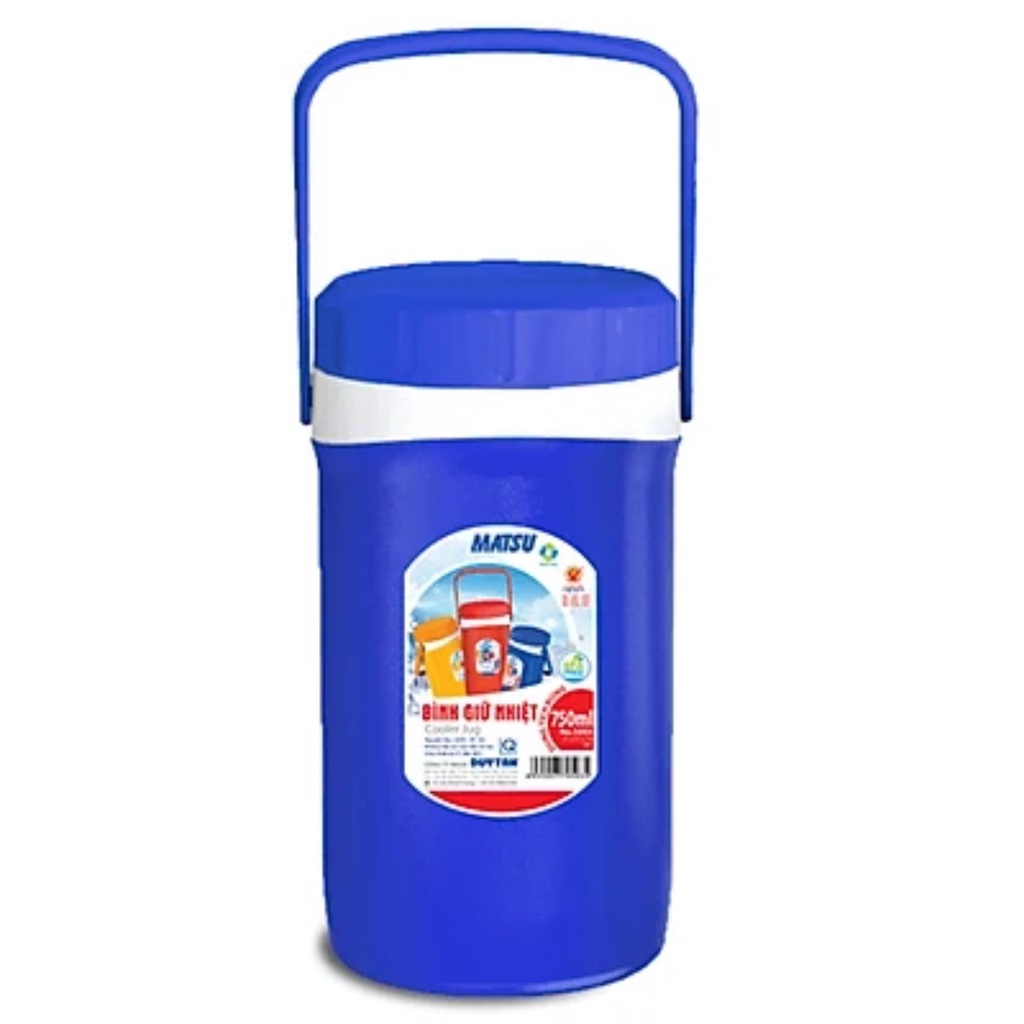 Ca nhựa giữ nhiệt Matsu Duy Tân 750ml - 1000ml - 1500ml có quai xách