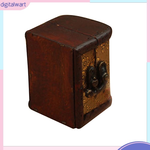 Hộp đựng trang sức bằng gỗ họa tiết hoa phong cách vintage sang trọng