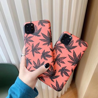 Ốp lưng iphone 11 11 pro max Xr Xs max Maple Leaf Soft TPU